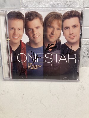 Signed Lonestar 4 Band Member Autographs! I'm Already There CD Signed Lonestar 4 Band Member Autographs! I'm Already There CD