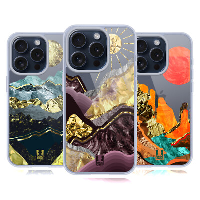 HEAD CASE DESIGNS GOLD LEAF LANDSCAPE ART GEL HANDYHÜLLE FÜR APPLE iPHONE HANDYS