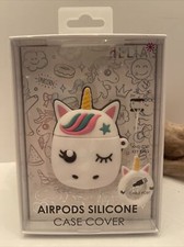Delia's Unicorn Airpods Silicone Case Cover Two Piece Case Structure New in Box