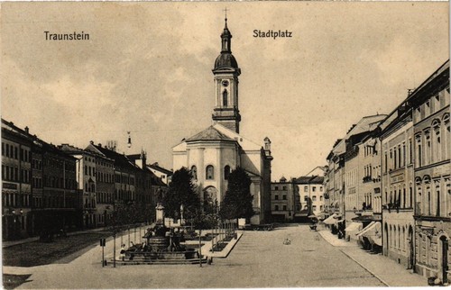 CPA AK Traunstein - Stadtplatz GERMANY (1034349)