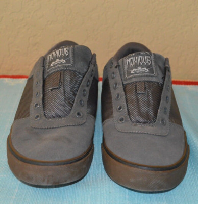 Airspeed The Noxious Skate Shoes Less Sleep More Skate Men's Size 8 Gray Suede
