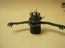 New Black And White Finger Monster "Spike", Finger Puppet  026-3 