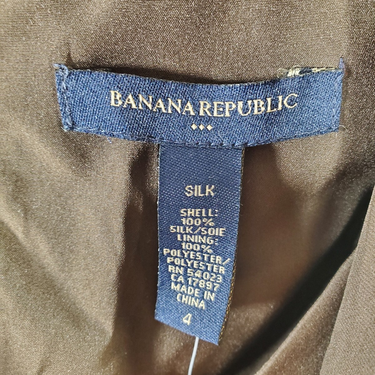 Banana Republic Factory Women's Brown Silk Dress Size 4 NWT | eBay