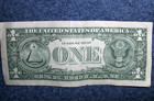 ONE DOLLAR FEDERAL RESERVE NOTE WITH FIVE-OF-A-KIND SERIAL NUMBER FREE SHIPPING! — photo 2