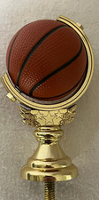 ONE spinning basketball trophy or cake topper around 4"