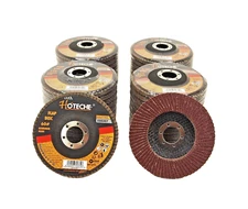 Lot of (40) Aluminum Oxide Flap Disc Grinding wheel 4-1/2" x 7/8" 60 Grit 550307