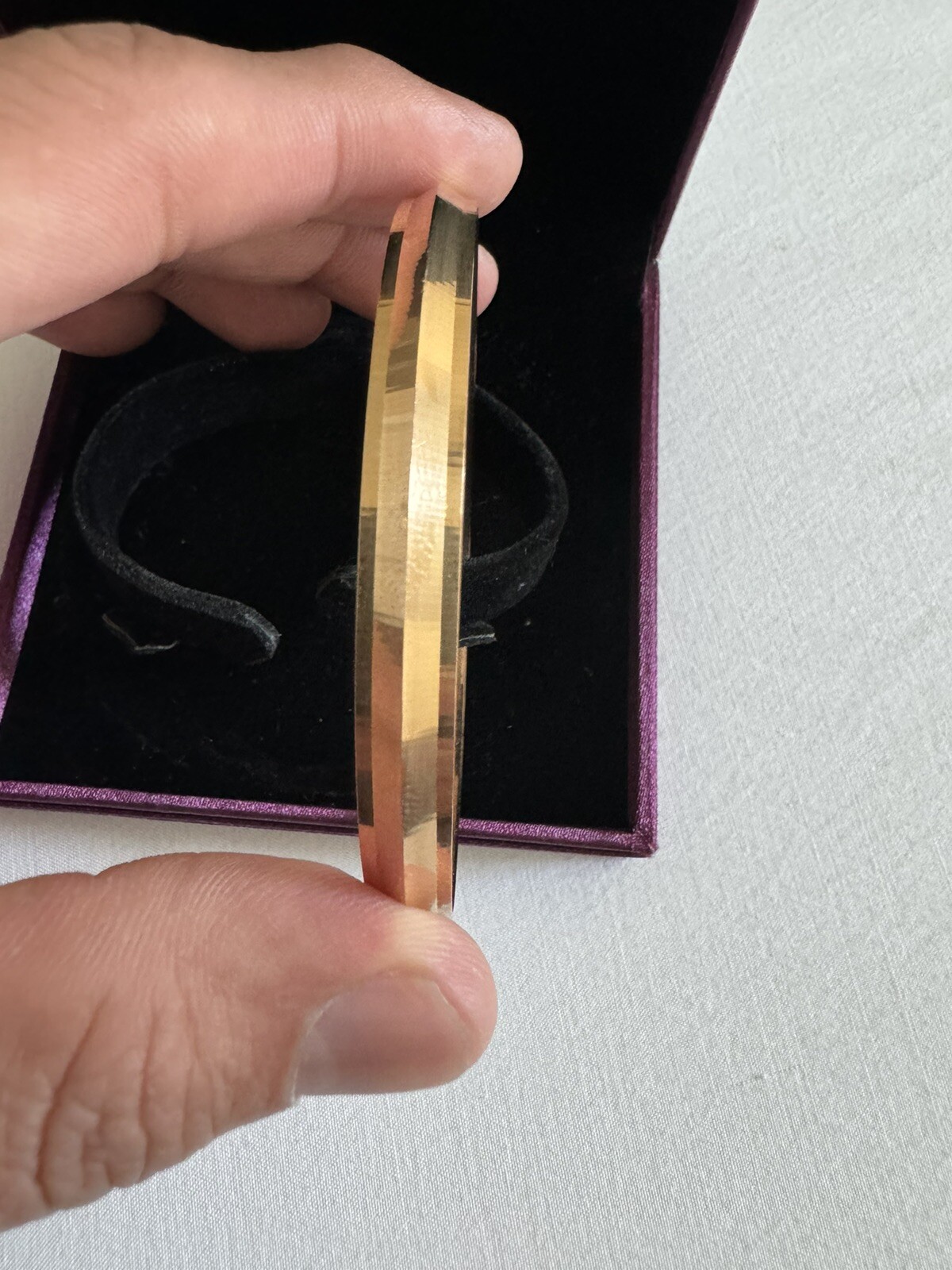 SIKH KADA BANGLE BRACELET SOLID HALLMARK AUTHENTI… - image 1