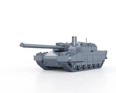 WARGAMEZONE MODERN FRENCH - CHAR LECLERC MBT - 1/56 1/72 1/87 1/100 3D PRINTED