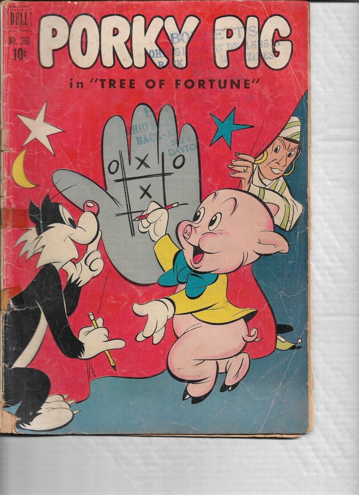 Four Color #360 Porky Pig in Tree of Fortune 1951 Dell Comics -Nice Reader Comic