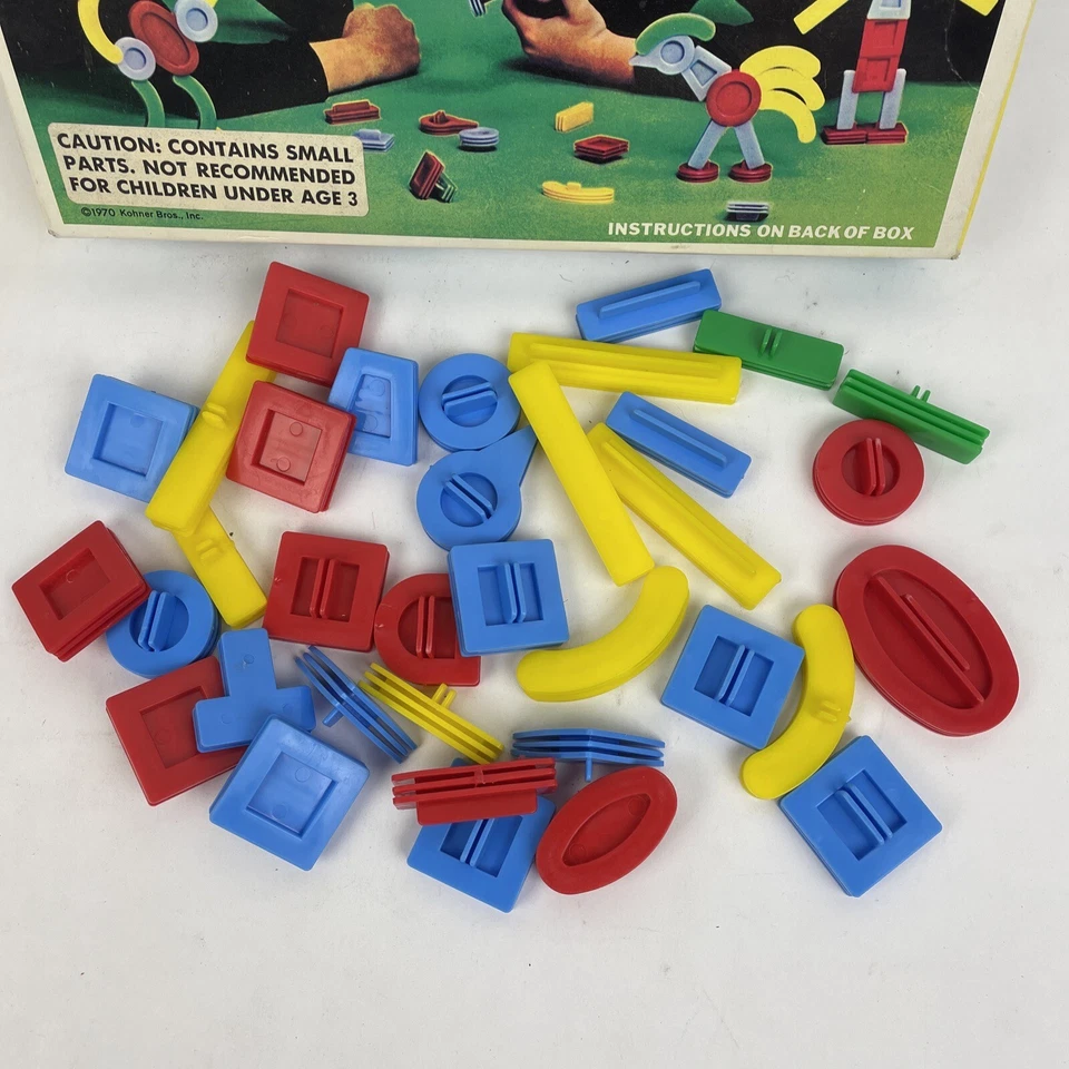 Konner Bros. Brinquedo de construção Double Track SHAPEES 3-D - 35 peças - Idades 3-5 - Imagem 2 de 4