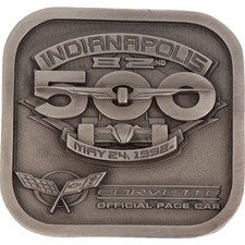New Indianapolis Indy 500 Corvette Chevy Chevrolet 1990s NOS Vintage Belt Buckle