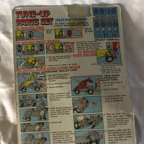 Hypersonic Super Tires Hyper Cars 8290 NEW Sealed Vintage 1989 Imperial Toy Blue - Picture 7 of 7