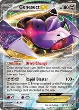 Genesect EX - 64/124 - Pokemon Fates Collide XY Ultra Rare Card NM