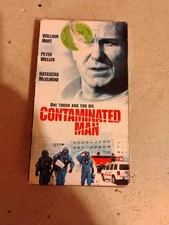 Contaminated Man 2000 VHS Tape - William Hurt  Peter Weller Thriller