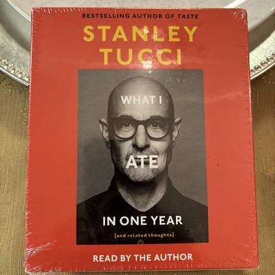 What I Ate in One Year: and Related Thoughts Stanley Tucci Sealed Audiobook CD
