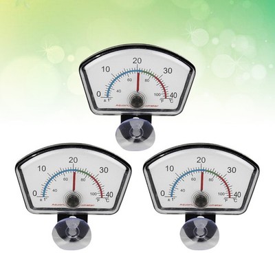 3 Pcs Wasserthermometer Messgerät Für Fischbecken Aquariumthermometer