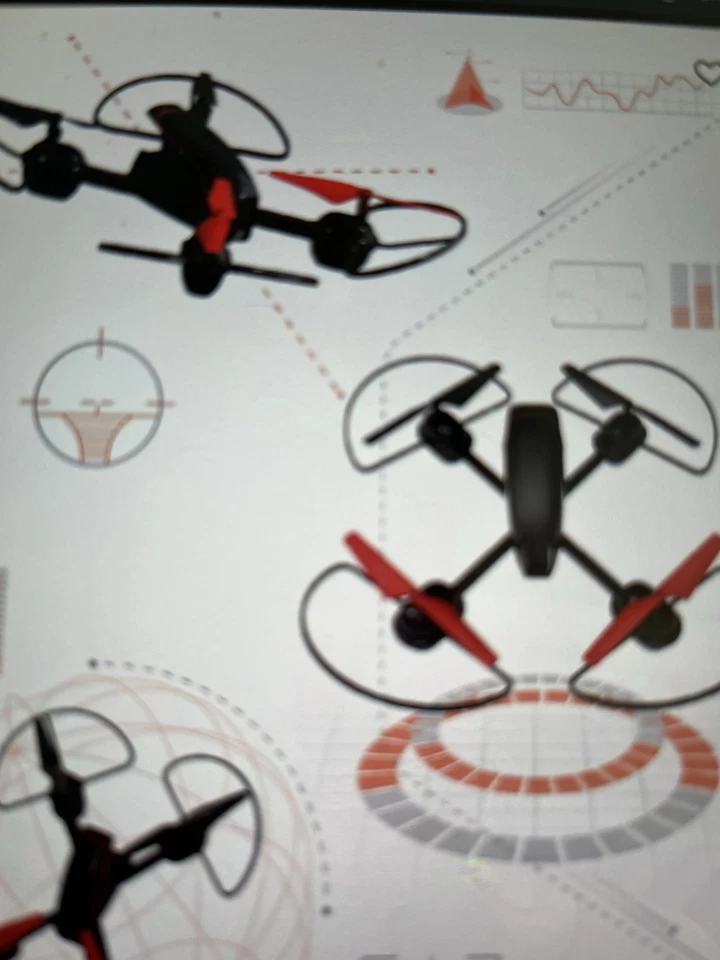 Drone de video Sharper Image 10" Mach X con cámara de transmisión 150 pies Radio de vuelo Foto 4 de 4