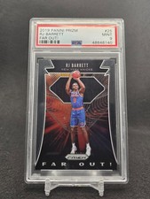 2019 Panini Prizm #25 RJ Barrett FAR OUT! RC Rookie PSA 9 New York Knicks