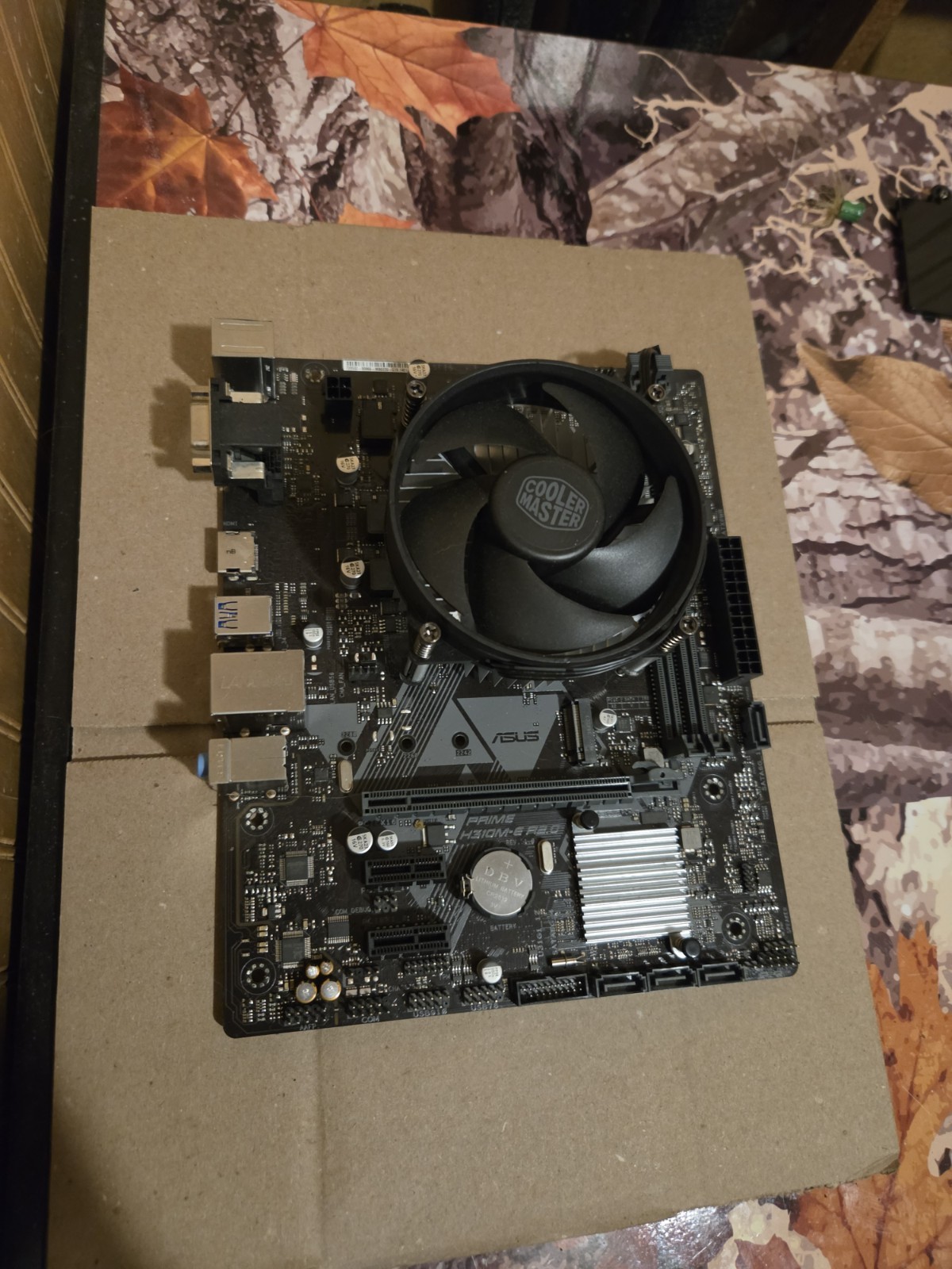 Asus prime h310m-e r2.0 With i5 8400 And Cooler Tested Working