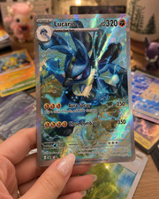 lucario pokemon card value ex 082/142 - Stellar Crown Lot you may put 2 damage counters on this Pokemon Lucario Pokmon TCG Cards for