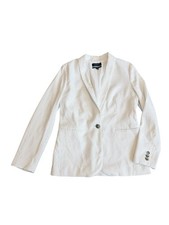 J. Crew Shawl Collar Linen Blend Single Button Tailored Blazer Size 6 Women's