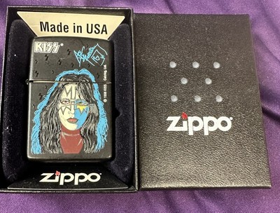 1998 KISS Zippo Lighter Used ACE FREHLEY original Box | eBay