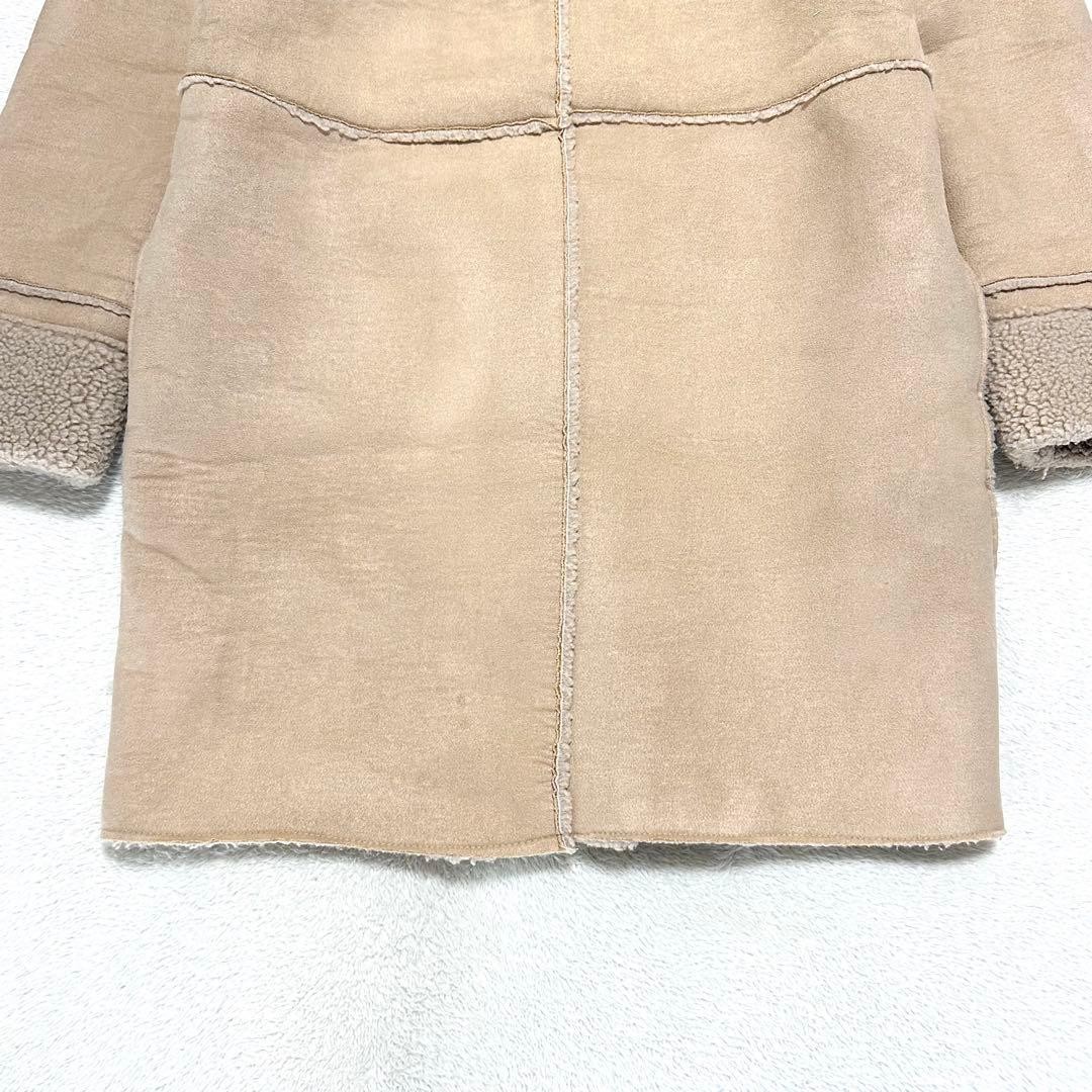 Ameri VINTAGE Shearling Sheep Mouton Coat Camel F… - image 7