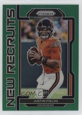 2021 Panini Prizm New Recruits Green Prizm Justin Fields #NR-4 0c7i