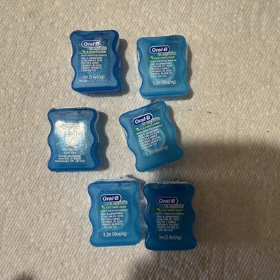Oral-B Complete Satin Floss Dental Floss Travel Packs - Mint - 4-10yd. & 2-5.4yd