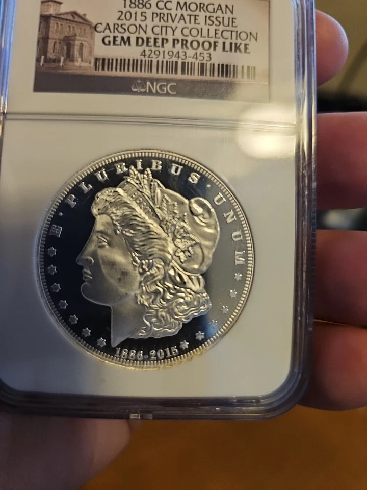 1886 CC Morgan 2015 Private Carson City Collection NGC GEM Deep Proof Like - Image 3 of 4
