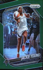 2025 Panini Prizm WNBA Green Prizms #23 Jackie Young