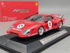 Modellautos 1:43 Bburago Racing Ferrari 512 BB (II Serie) Monza 1981 #15 mit OVP