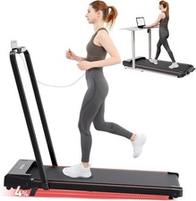 Treadmill with Incline, 2 in 1 Folding Fitness Treadmill for Home Office Under D