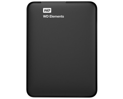 WD Elements  Festplatte, 2 TB HDD, 2,5 Zoll, extern, Schwarz