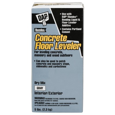 DAP Bondex Concrete Floor Leveler, Gray, 5 Lbs. 7079810414 DAP Bondex 7079810414