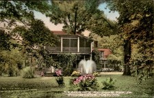 Residence of John Fox Jr Big Stone Gap VA Hand-Colored Postcard Albertype Co