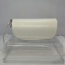 OAKLEY Sunglasses Case OS White Embossed Logo Soft Shell Zip Shades Travel