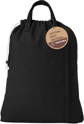 LFH Home Large Premium 1pack Cotton Canvas Laundry Bag with Drawstring and Handl