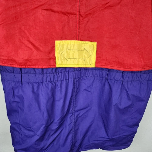 Giacca Unisex 80s 90s J Gallery Colorblock Snow Ski Down Winter Coat Jacket M - Picture 10 of 18