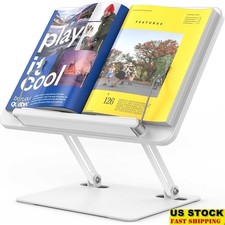 Ergonomic Book Stand Adjustable Portable Laptop Holder Multi-Use Tablet Stand