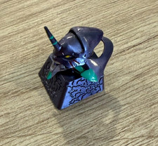 Neon Genesis Evangelion EVA Unit-01 Artisan Keycap Resina Mecha Personalizzato con Base