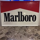 Vintage 1995 Marlboro Tin Sign 23.5 x 15.5 Philip Morris Free Shipping