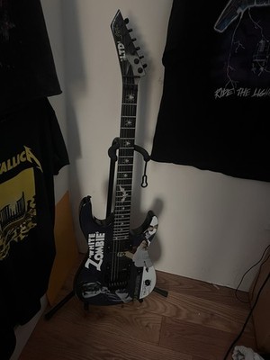 ESP LTD Electric Guitar White Zombie Graphic EMG Pickups 6-String Right-Handed