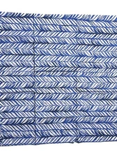 Pottery Barn Blue Braid Cotton Euro European Pillow Cover Sham New