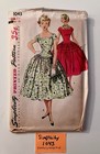 Simplicity 1043 Size 11 Bust 29. Vintage Junior Misses & Misses One Piece Dress — photo 1