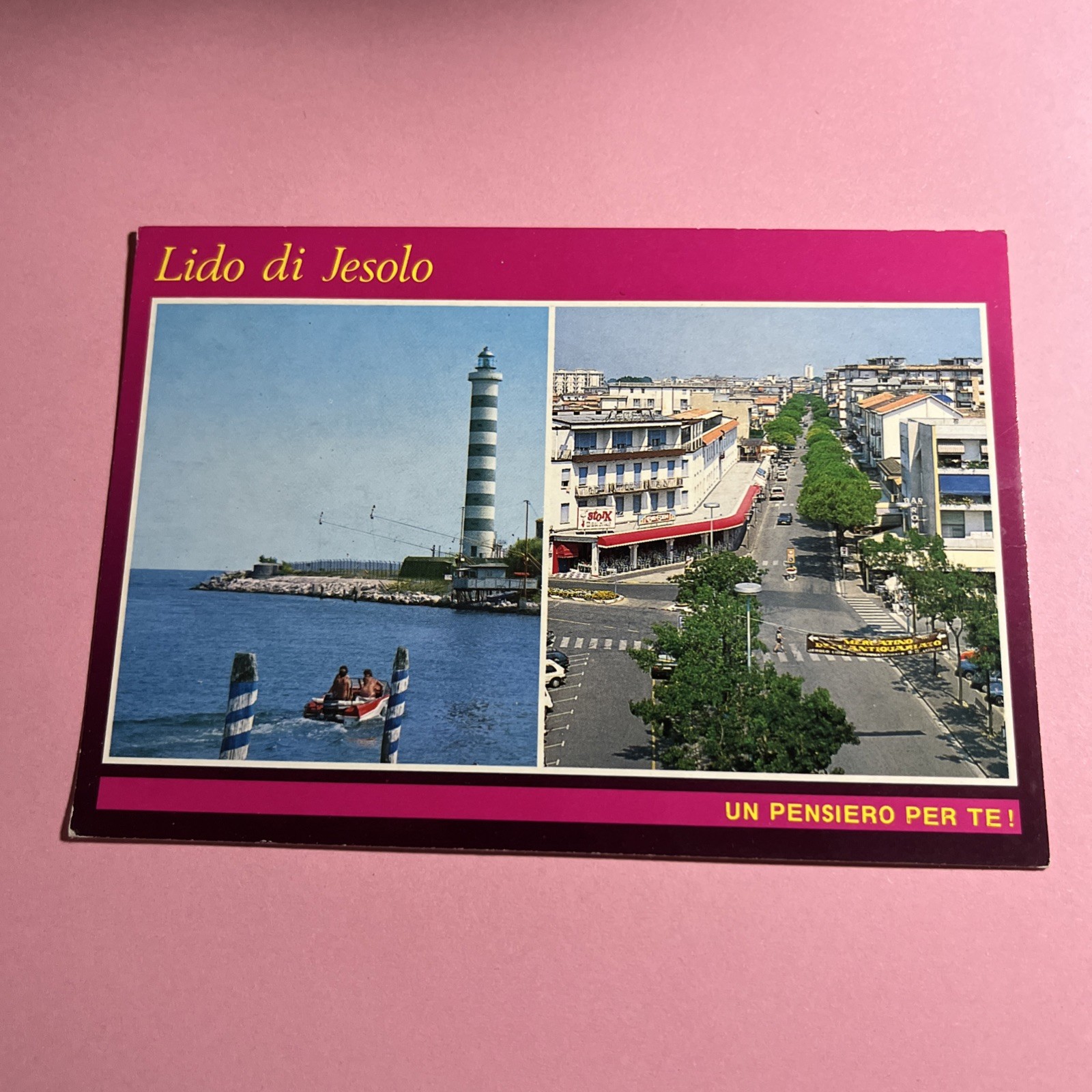 CARTOLINA A COLORI COLLEZIONE - LIDO DI JESOLO - VIAGGIATA