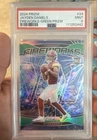 2024 Panini Prizm - Fireworks Jayden Daniels #24 Green Prizm (RC) PSA 9