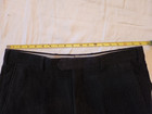 St Croix Men Corduroy WOOL BLEND mid-wale Flat Black Trouser MADE ITALY 34-36/32 — photo 4
