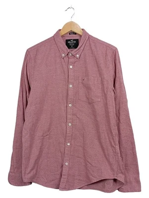 Hollister Chemise Décontractée Homme Rose Coton Slim Fit (EU 50, INT M) - Photo 1/2