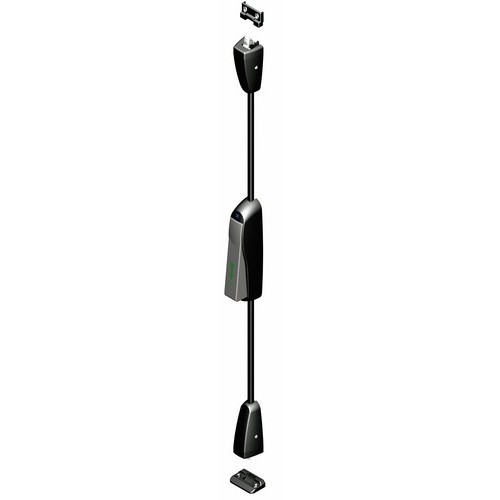 Crémone pompier grise Sevad 5206 pour porte d'issue de secours